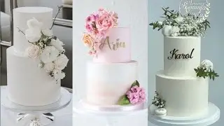 beautiful two tier cake design|engagement cake design|latest two tier cake design|jasmees home world