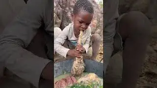 The daily life and diet of the Hazarbi tribe #africa