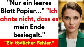 Mein Mann hat meine Unterschrift auf einem weißen Blatt erwischt…