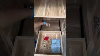 DIY Wooden Furniture with TWO hidden compartments in a shoe cabinet #furniture #hidden #viral #fyp