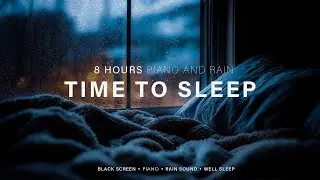 Calming Piano Music with Slow Rain on Windows &ndash; Sleep Music for Stress Relief & Night Relaxation #13