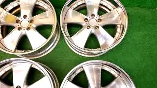 #2599 SPEED STAR VISCONTI LXS 19x 9j +24 / 10j +34 5x114.3 CB:73