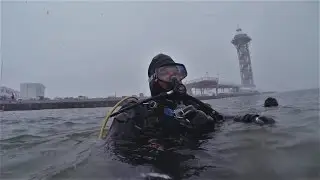 New Years Dive 2016: Dobbins Landing, Erie, Pennsylvania