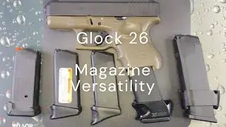 Glock 26 / 27 Pinky love 😍 & Magazine versatility