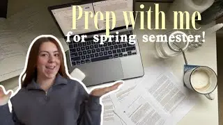 preparing for a new semester of university!