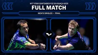 FULL MATCH | Hugo Calderano vs Benedikt Duda | MS Final | #WTTFozdoIguacu 2025