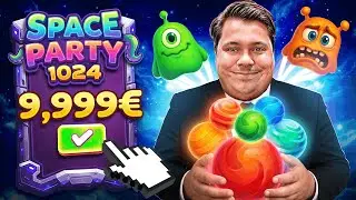 J&rsquo;ai cr&eacute;&eacute; ma PREMI&Egrave;RE MACHINE&hellip; et j'ai BIG WIN (Space Party 1024)