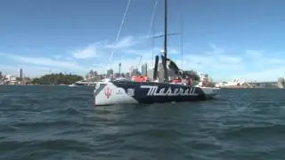 Maserati Soldini - RolexSydneytoHobart Start