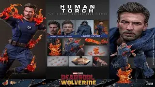 A LOOK AT: Deadpool and Wolverine &ndash;  Human Torch Figure by Hot Toys REVEAL