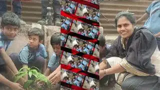 Ushodaya High school #Envinroment day#save trees save life# Harithaharam program