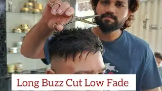 How To Make Long Buzz Cut Low Fade//Long Buzz Cut Low Fade ka Tarika 2024
