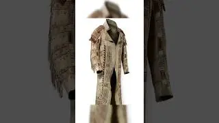 Leather coat that belonged to an Ojibwa captain. Ontario, Canada, Ojibwa cultur...