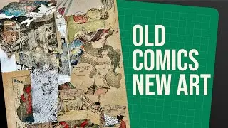 Comic Book Collage &ndash; Speed Art Process