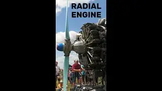 9-cylinder radial engine Avia M462RF #engine #aircraftengine #aviationcz