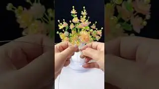 Handmade diy beads flowers#beads #diybeads #diy #homedecor #gift #craft #diybeads #handmadegifts