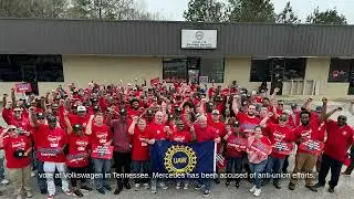Mercedes-Benz Alabama Workers Vote on UAW Membership