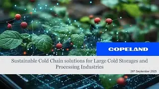 Sustainable Cold Chain Solutions for Large Cold Storage and Processing Industries Webinar