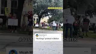 &ldquo;No Kings&rdquo; Protest in Belton, Texas (10/18/2025)