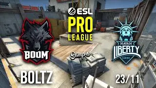 BOOM boltz POV (23/11) vs Havan Liberty (de_vertigo) - ESL Pro League South America S12