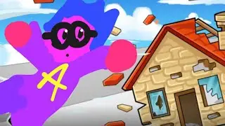 Facciamo scivolare le case su Roblox- casa a scivolo che cade