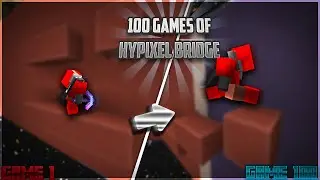 I played 100 Games of Hypixel Bridge, Here's What Happened...