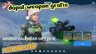 #warrobots | dapat weapon gratis | 1 set bane