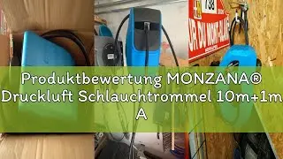 Produktbewertung MONZANA&reg; Druckluft Schlauchtrommel 10m+1m Automatischer Einzug 1/4' Anschluss 12 ba