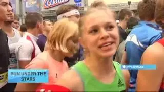 Kyiv Run under the Stars: Ukraine capital hosts second annual night marathon