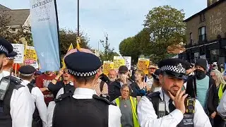 Protect Our Children Protest, Honor Oak Pub 30/09/23 Groomers Exposed.