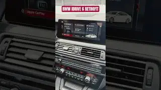 BMW F10 с установленным OEM-проигрывателем NBT EVO CARPLAY и 10-дюймовым сенсорным экраном  