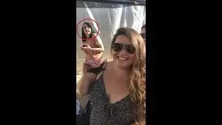 funny human face picture  taken right before disaster