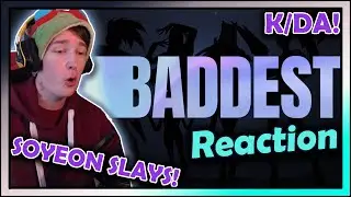 LEAGUE PLAYER REACTS TO K/DA &ndash; THE BADDEST mit (G)I-DLE, Bea Miller, Wolftyla