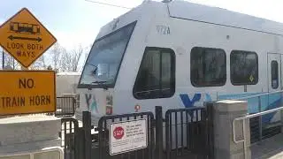 VTA Green Line San Fernando Station Ped Crossing