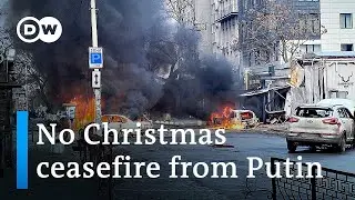 Kherson Christmas shoppers hit with deadly Russian shelling | DW News
