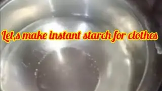 Instant starch for clothes|Kpron ko fori maya lga kr press krain|amazing trick 4 eid by Easy2design