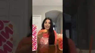 Trying the Ghost pepper donut from Dunkins watch till the end #fyp #dunkin #foru