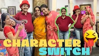 Character Switch Challenge || Mummy Papa ka Reaction 🤣 || Divyanshi Sain