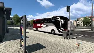 SERRO skin, Marcopolo paradiso g8 1200 multichasis,. the last trip touring from Narva to Daugavpis.