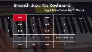 Night Drive Ember No. 2 Backing Track (NoKey) | Smooth Jazz for Practice Keyboard&ndash; MetaA Music Lab