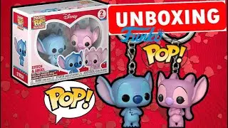 FUNKO POP UNBOXING LILO & STITCH ANGEL KEYCHAINS VALENTINES POCKET POP! SAN VALENT&Iacute;N 💖 REVIEW