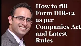 Incorporation of a Company (Part-8) Form DIR 12