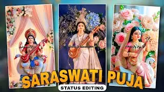 Saraswati Puja Status Editing 2026 ✨ |Trending Saraswati Puja Video Editing | Alight Motion Tutorial