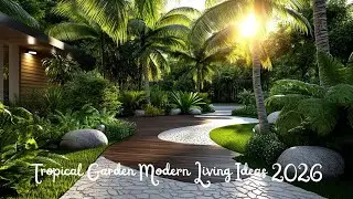 Luxury Tropical Garden Design for Small Spaces  Modern Outdoor Living Ideas 2026