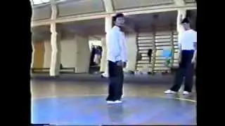 Master Wen-Ching Wu is checking my Taiji [low quality video]