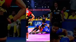 WHAT A SUPER TACKLE 💪🔥 #shorts #kabaddi #kabbadi #kabadi