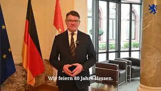 Ministerpr&auml;sident Rhein spricht zum Landesjubil&auml;um 80 Jahre Hessen