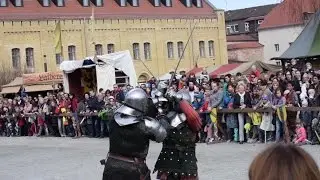 Ritter-Schwertkampf 10.Oster-Ritterfest Zitadelle Spandau 28.3.2016
