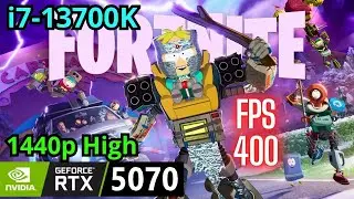 Fortnite RTX 5070 + i7-13700K, 1440p High