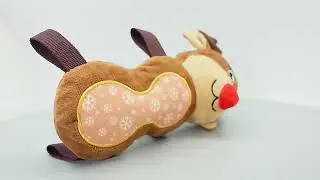 Christmas Cheer for Pets: Soft Plush Reindeer Squeaky Chew Toy with Oxford Rope!