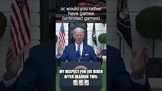Joe Biden asks The Question (AI Voice Meme)
